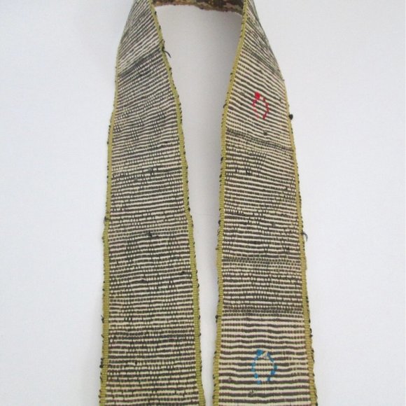 Vintage Peruvian Woven Chumpi Belt Brightly Colored Sash Tribal Designs main image 6